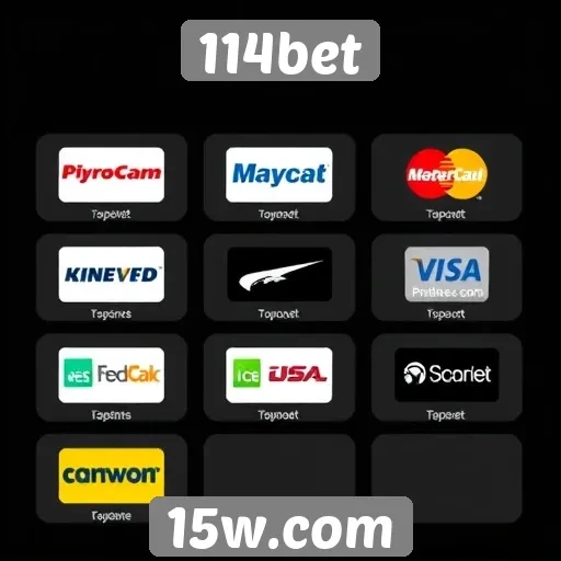 Métodos de pagamento aceitos no site 114bet